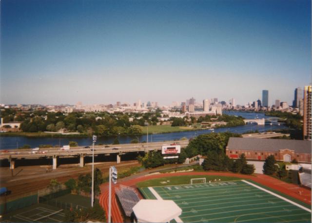 view from 12th floor Rich Freshman dorm