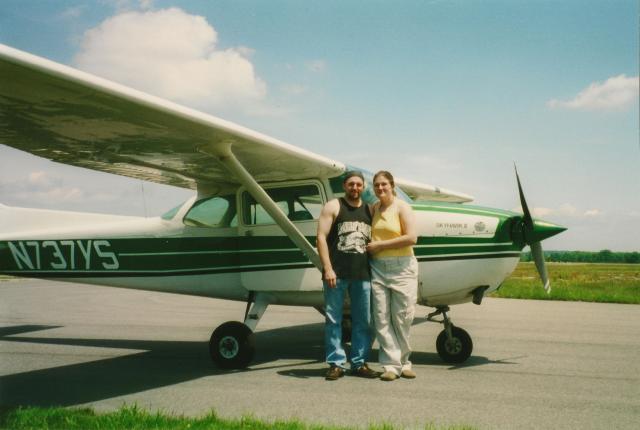 Bar Harbor plane ride 2000