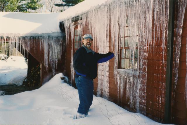 dad at Sharon house 2000