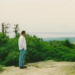 Joe admiring Acadia 2000