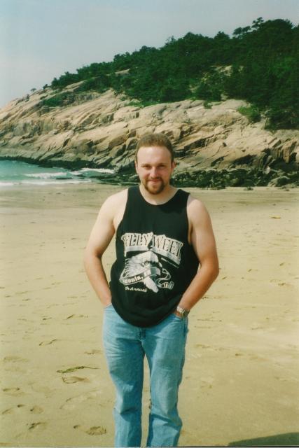 Joe at Acadia summer 2000