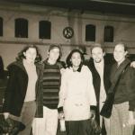 Lindsey, Schulte, Cat, Joe and Lisa at Bob Dylan concert 2000