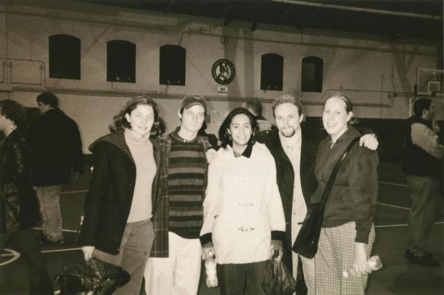 Lindsey, Schulte, Cat, Joe and Lisa at Bob Dylan concert 2000