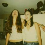 Brittany and Sam at going away party 2002