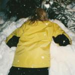 Candace in a snowbank