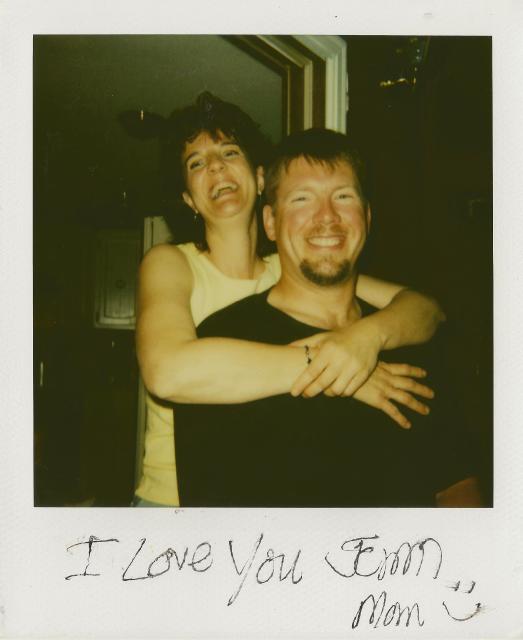 mom and Bill going away party 2002