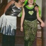 Eidalia and Pamela at Halloween party Oct 2002