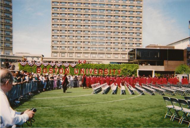 Nickerson Field graduation ceremony May 2003