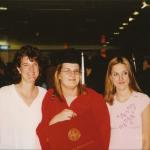 mom, me and Sam at graduation May 2003