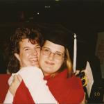 me and mom at commencement