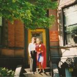 me and mom outside SED house