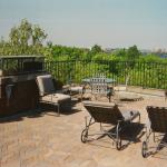 roof patio at David Mugar Way 2004