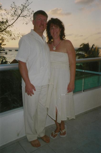 mom and Bill wedding