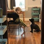 2018-03-09 Rory at breakfast with Lana