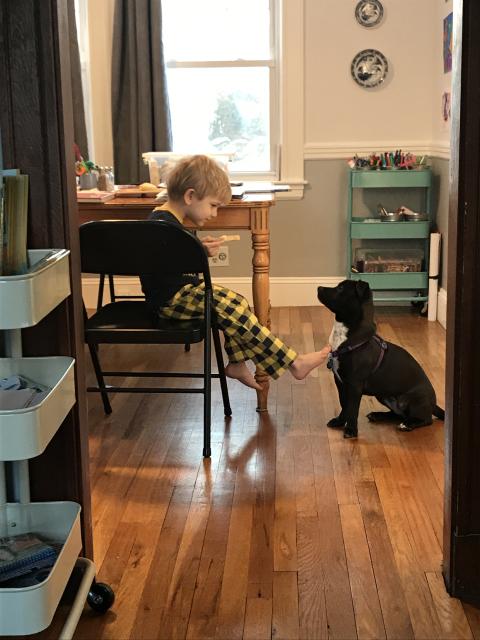 2018-03-09 Rory at breakfast with Lana