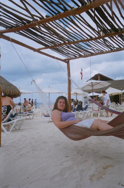 Mexico - lady in a hammock