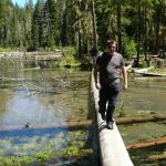 Portland - Dan on log