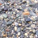 Portland - rocks on beach at Deception Pass
