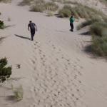 Portland - Sam and Dan after their roll down the hill