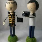 Felix and Sara toppers - front