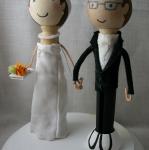 Kerri and Mike cake topper - front 1