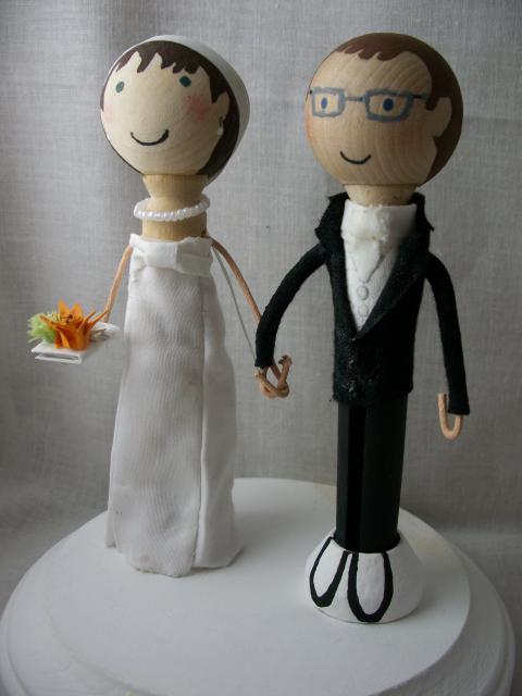 Kerri and Mike cake topper - front 1