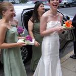 bride and bridesmaids