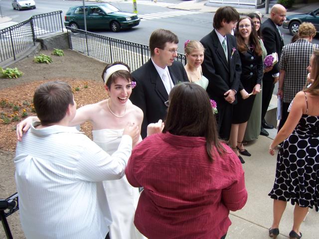 hooray!  they're married!