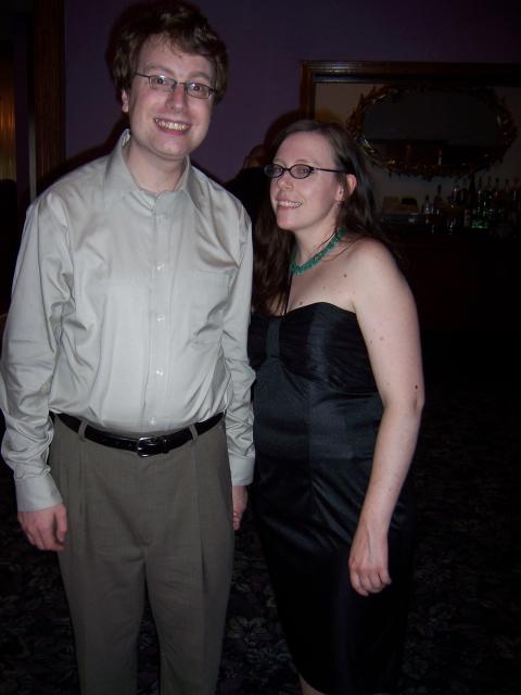 Matt and groomswoman Shaunna