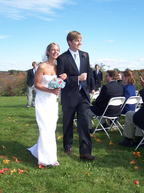 husband and wife!  yay!