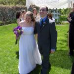 newly married husband and wife