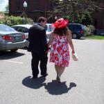 on to the reception...