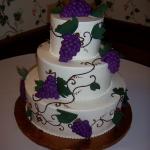 the cake (notice that it matches the wall)