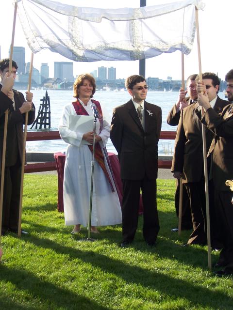 Matt awaits his bride