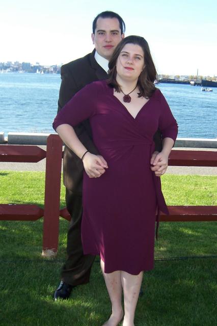 relaxing before the ceremony