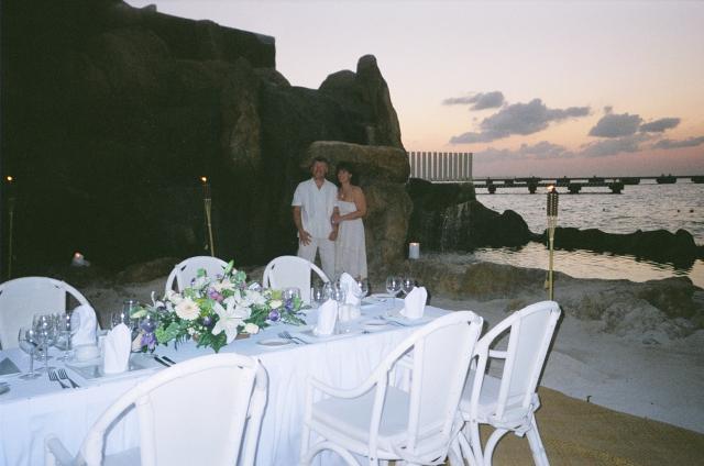 private beach wedding!