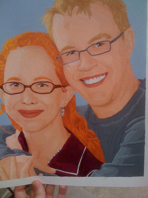 Amy and Nick's wedding present