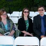 chilling out before the ceremony