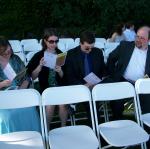 enjoying Gilly's handiwork