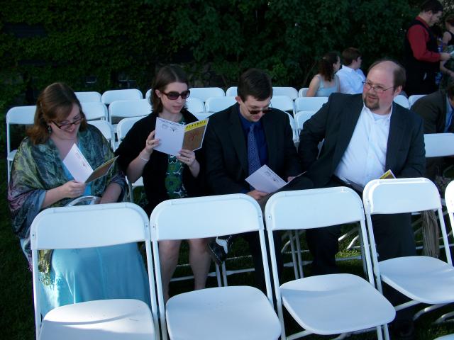 enjoying Gilly's handiwork