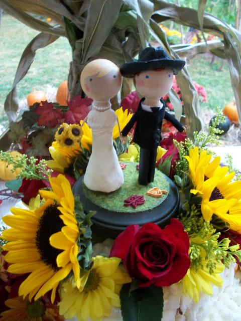 cake topper on cake