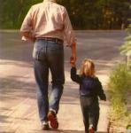 me and dad on Deer Lane