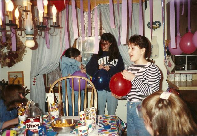 b-day party at Beth's house