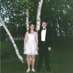 me and my date Scott, prom 98