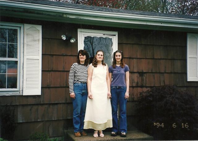 mom, me, and Sam, prom 99