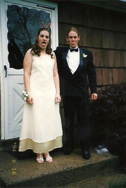 being goofy, prom 99