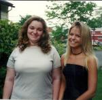 Liz and Candace, senior dinner