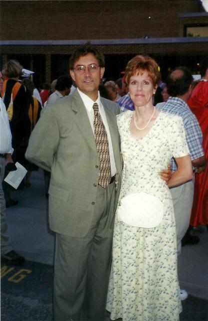 dad and Viv @ graduation