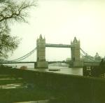 the Tower Bridge, seen from bus tour