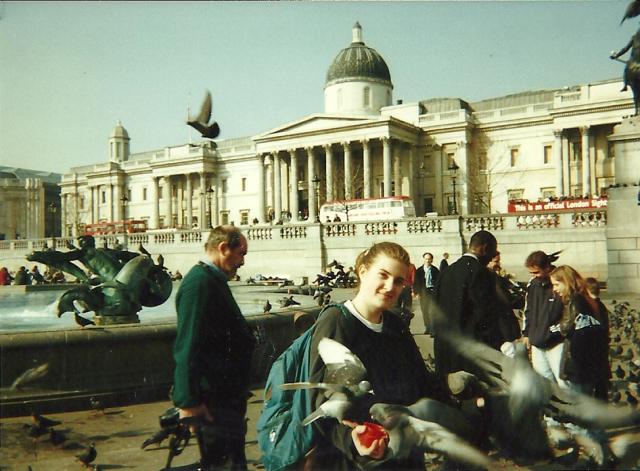 me in Trafalgar Square
